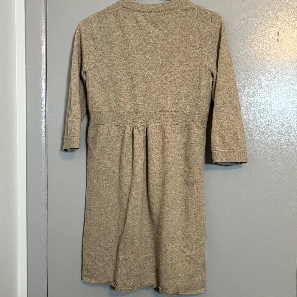 J.Crew Women's Sweater Dress Light Brown Size M - Picture 4 of 4